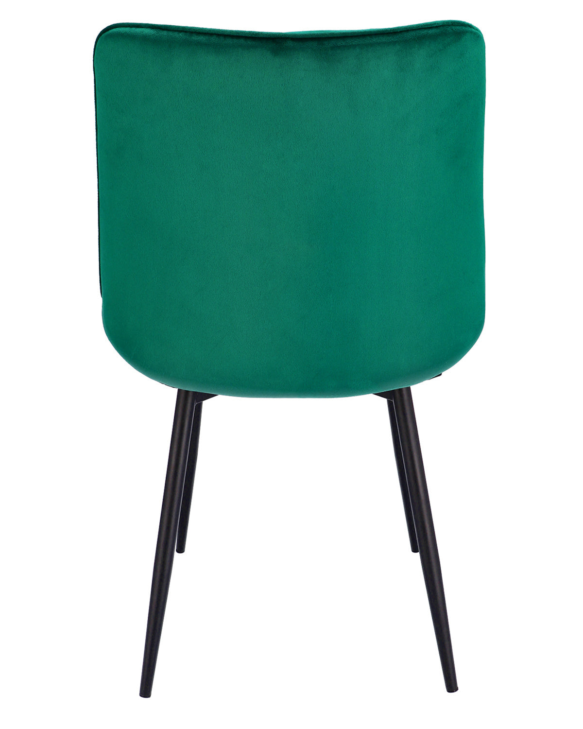 Scaun cu tesatura catifelata verde Elve