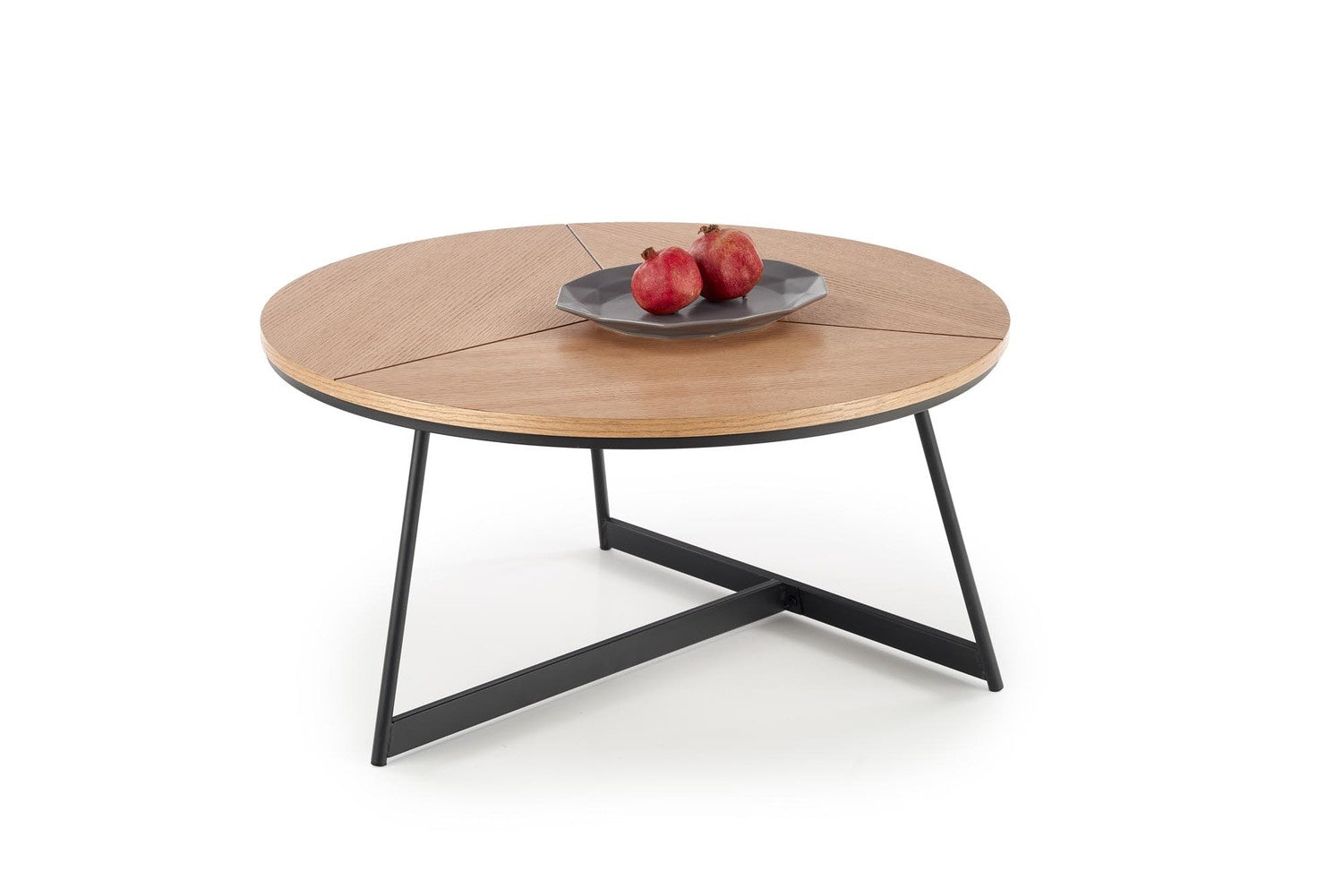 Masuta de cafea joasa Natural Oak Kari