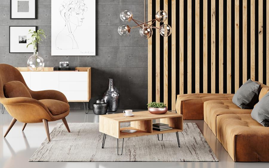 Masuta de cafea Craft Oak in stil loft Sandi