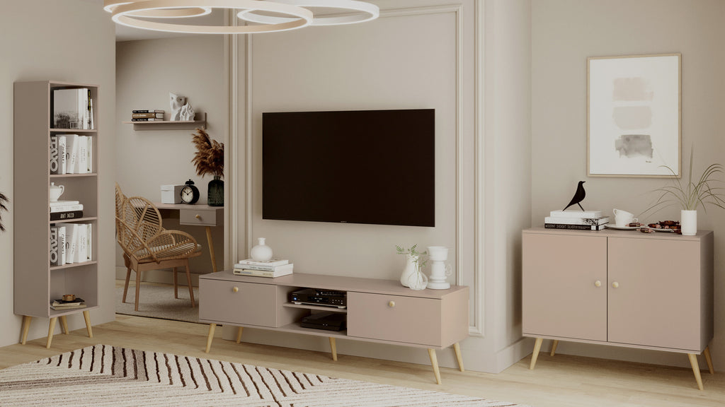 Comoda TV Macchiato in stil scandinav Meli