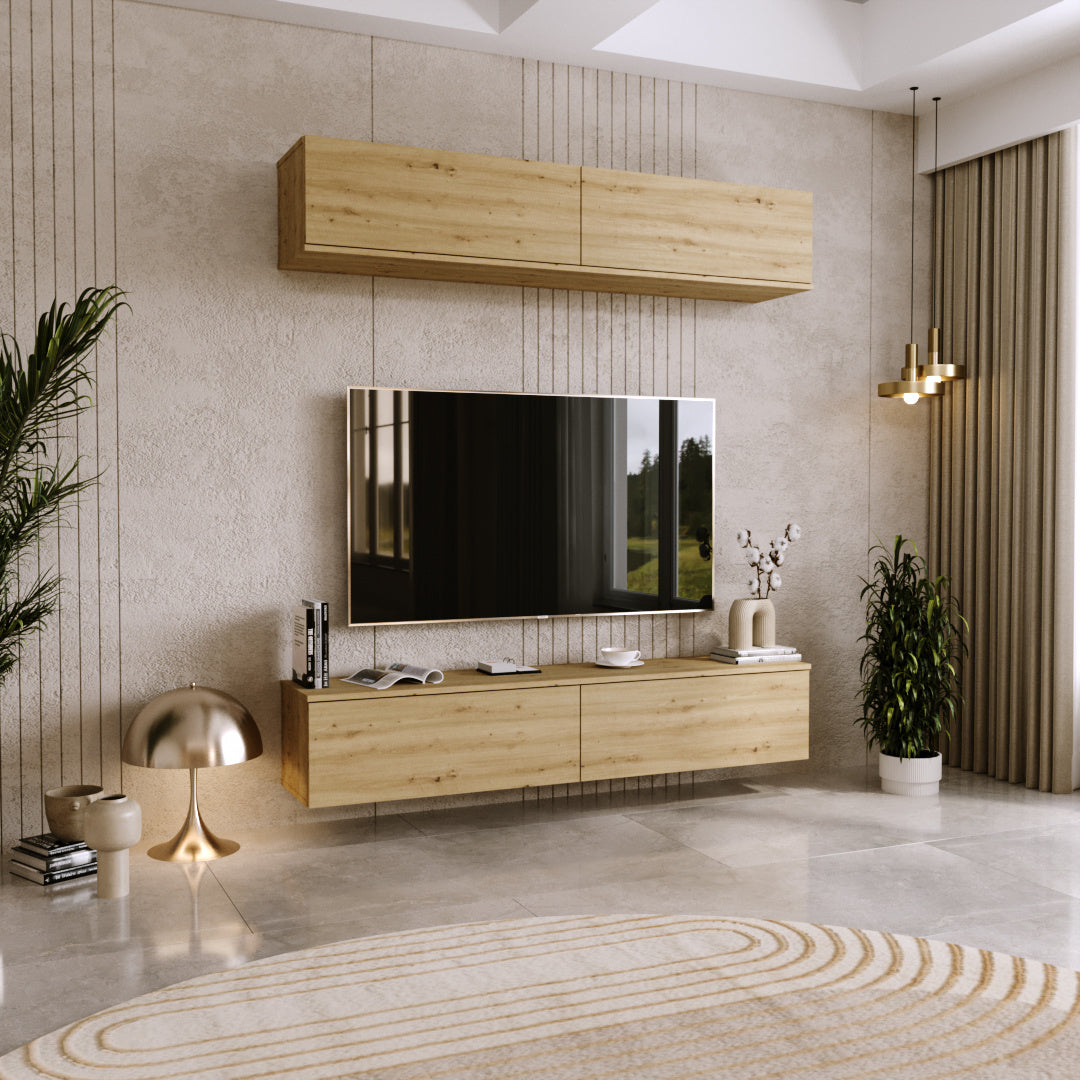 Comoda TV suspendata Artisan Oak Nicole