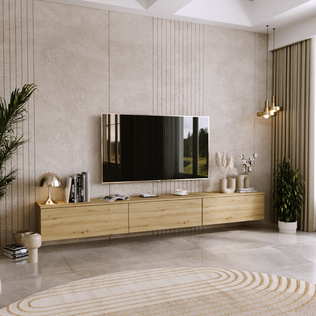 Comoda TV suspendata Artisan Oak Nicole
