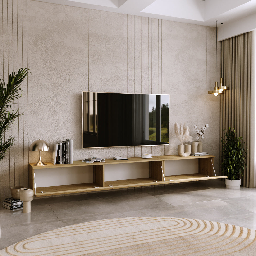 Comoda TV suspendata Artisan Oak Nicole