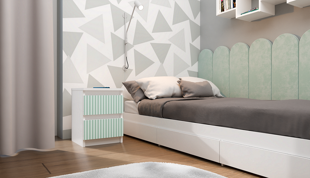 Noptiera Mint Print Malmo II