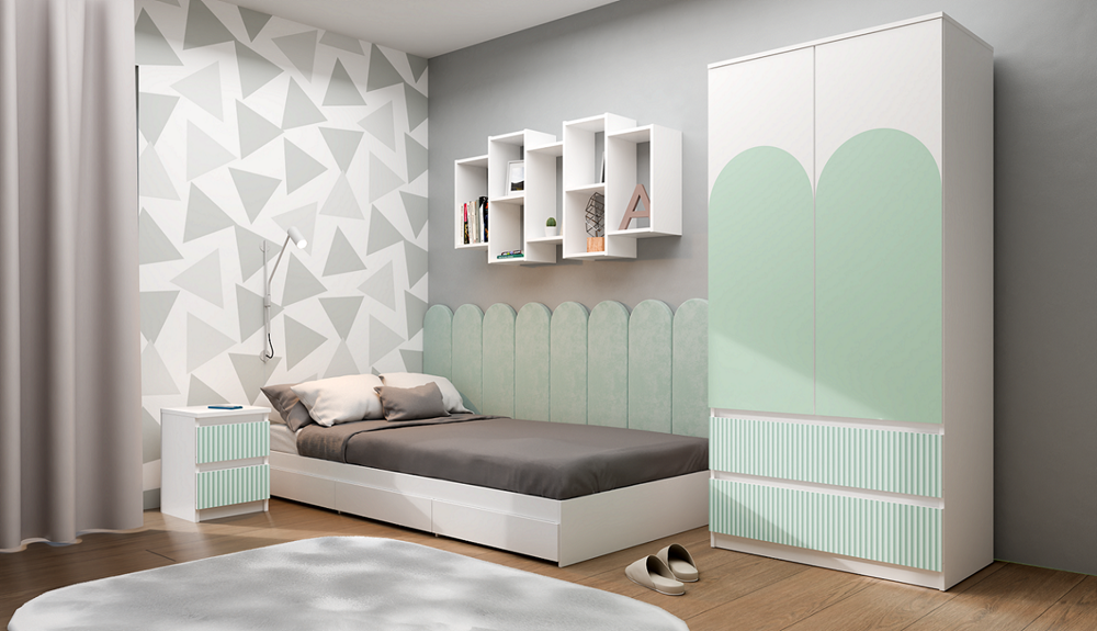 Noptiera Mint Print Malmo II