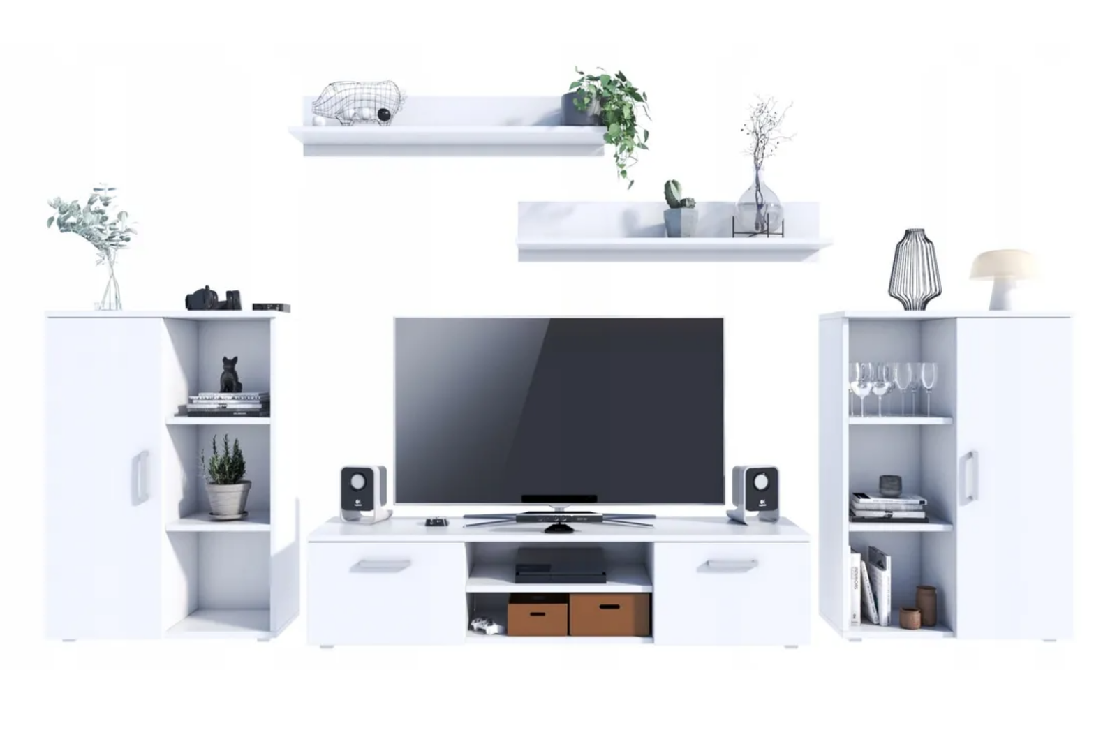 Set mobila de living alb Ercol
