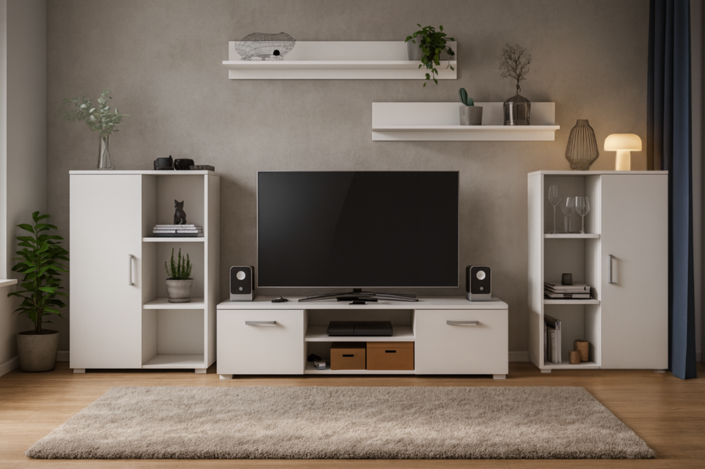 Set mobila de living alb Ercol