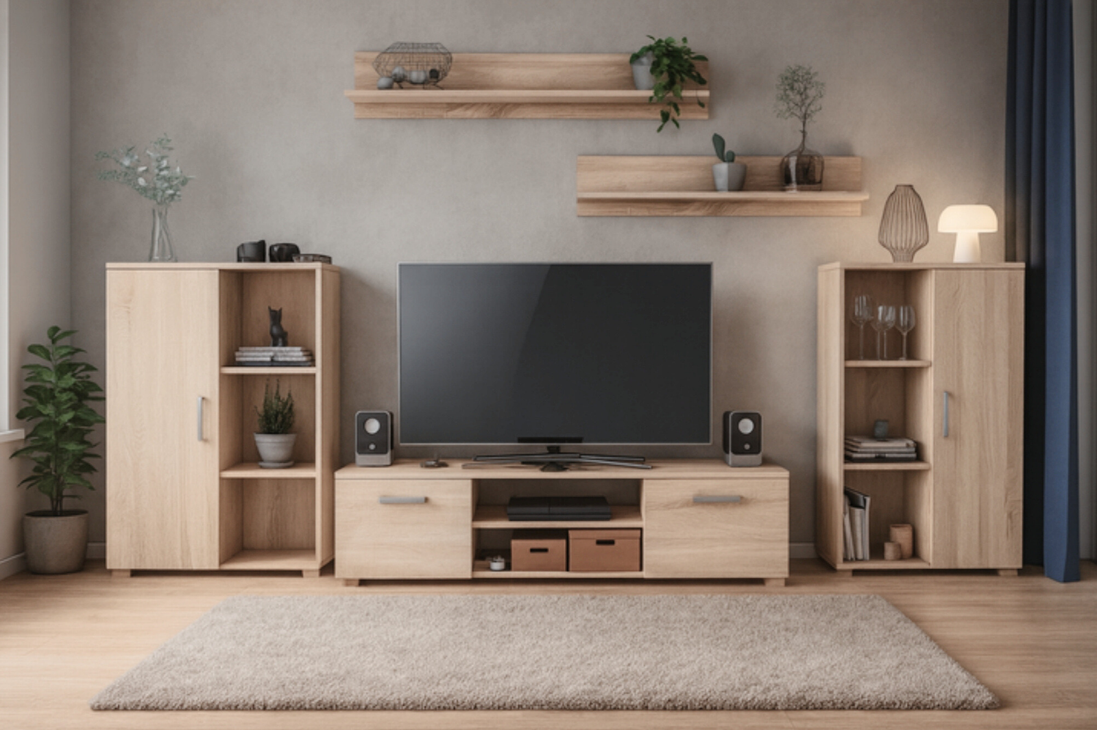 Set mobila de living Sonoma Oak Ercol