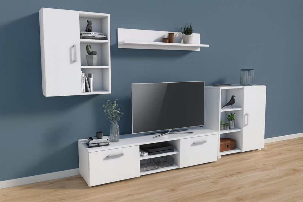 Set mobila de living alb Icaro