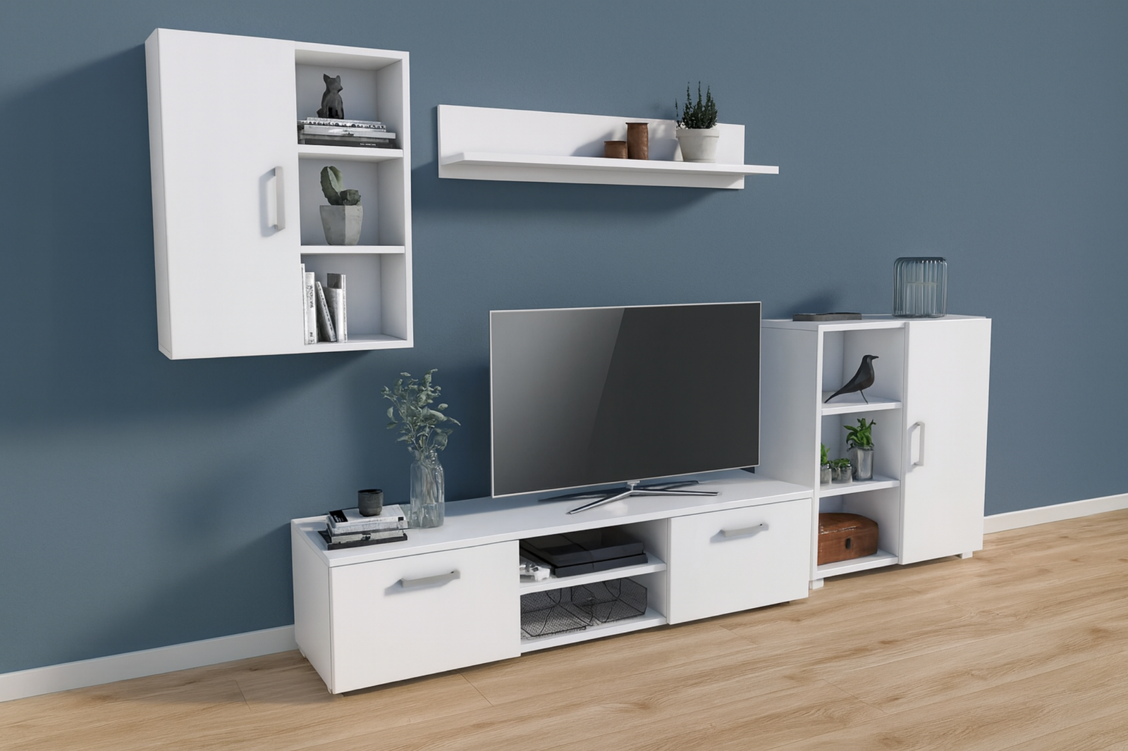 Set mobila de living alb Icaro