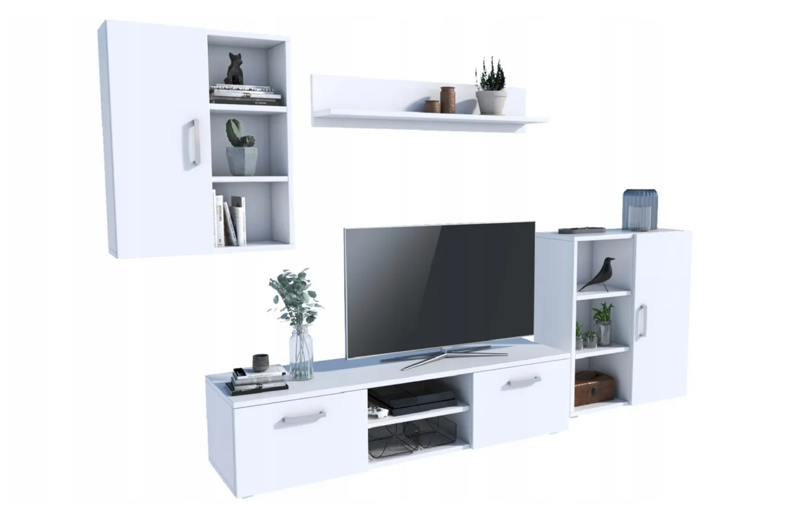 Set mobila de living alb Icaro