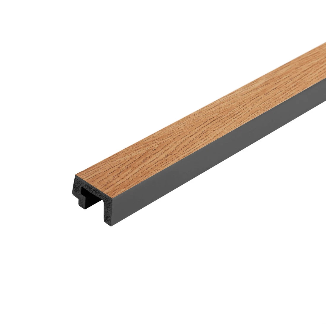 Profil capat panou decorativ riflaj polimer dur Lamelli Largo Classic Oak