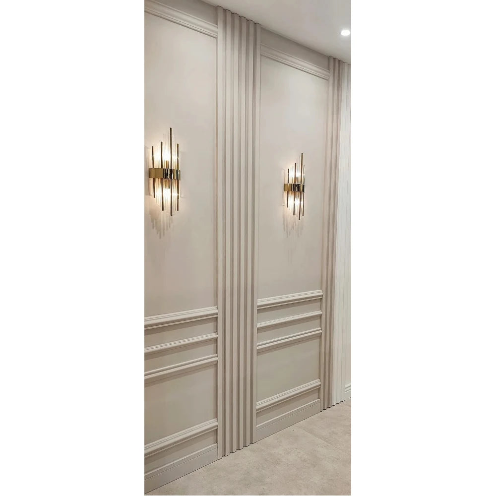 Panou decorativ riflaj din polimer dur Lamelli Largo