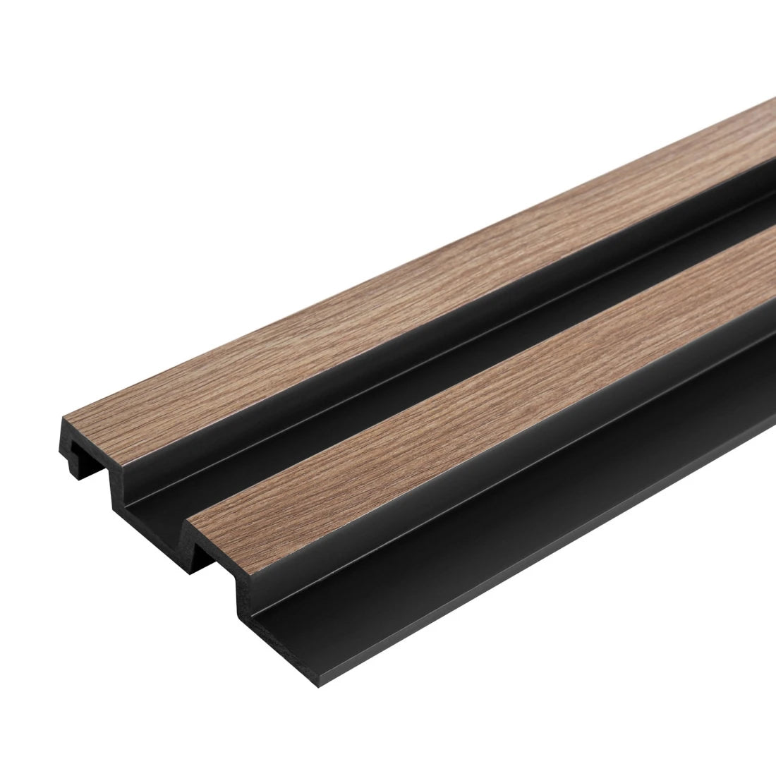 Panou decorativ riflaj polimer dur Lamelli Largo Gray Oak