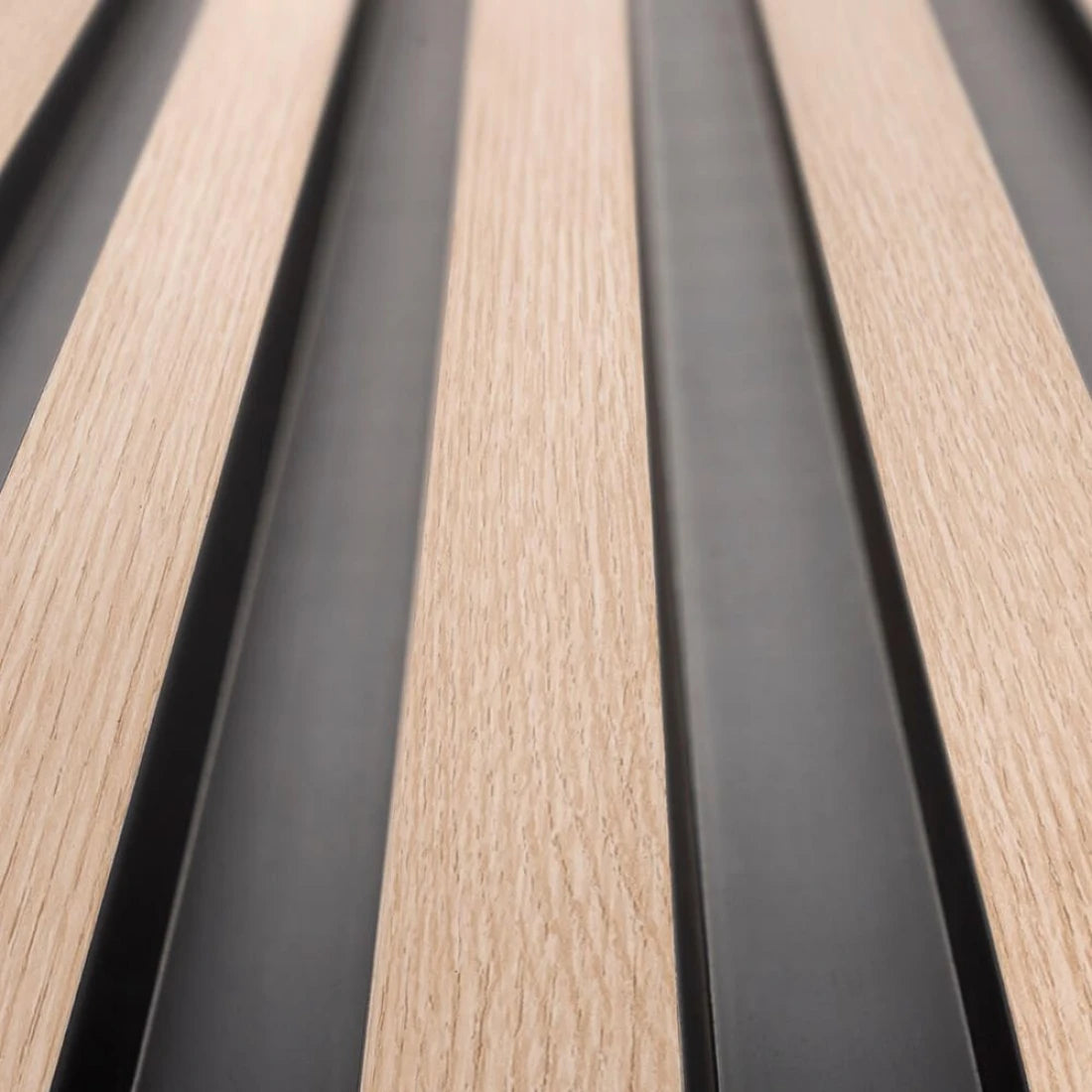 Panou decorativ riflaj polimer dur Lamelli Largo Light Oak