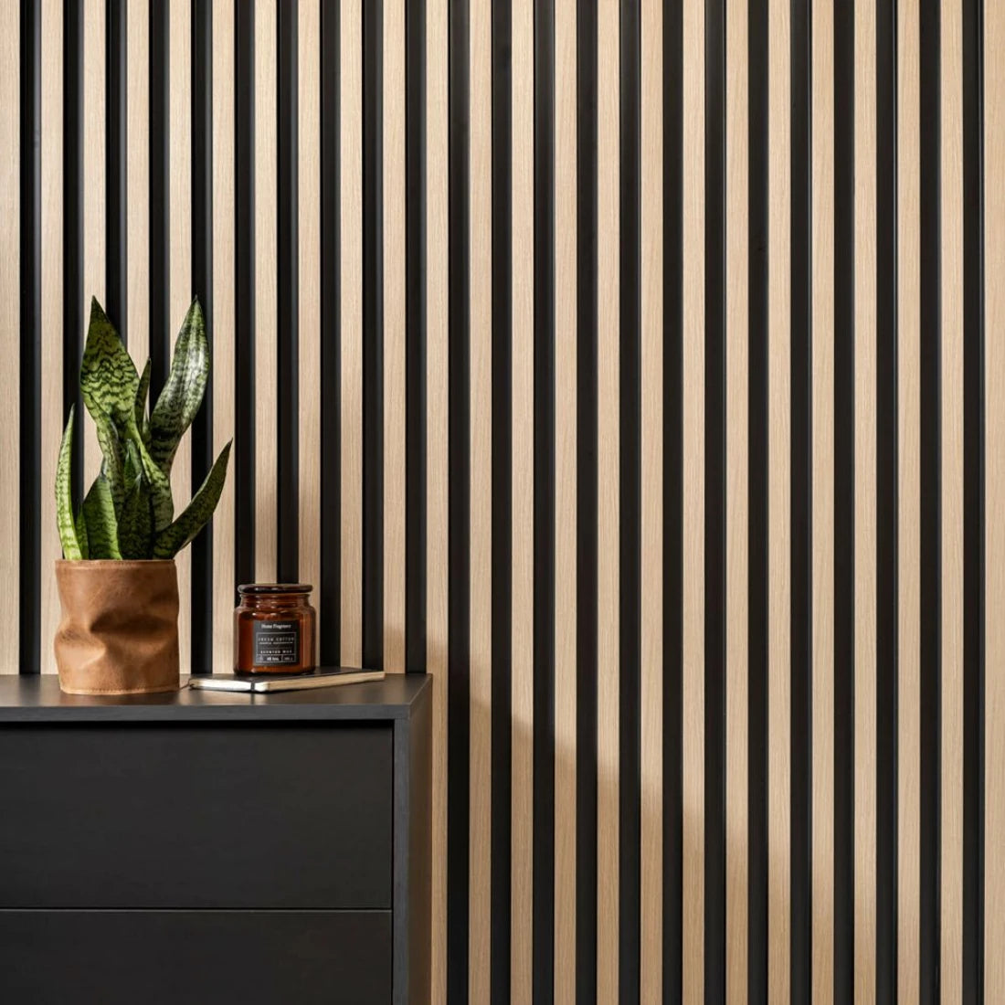 Panou decorativ riflaj polimer dur Lamelli Largo Light Oak