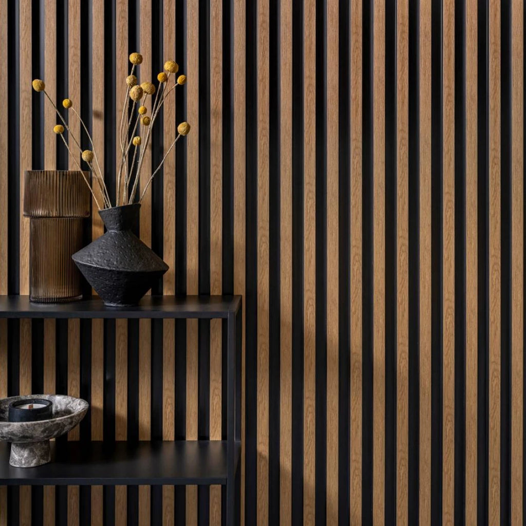 Panou decorativ riflaj polimer dur Lamelli Largo Classic Oak