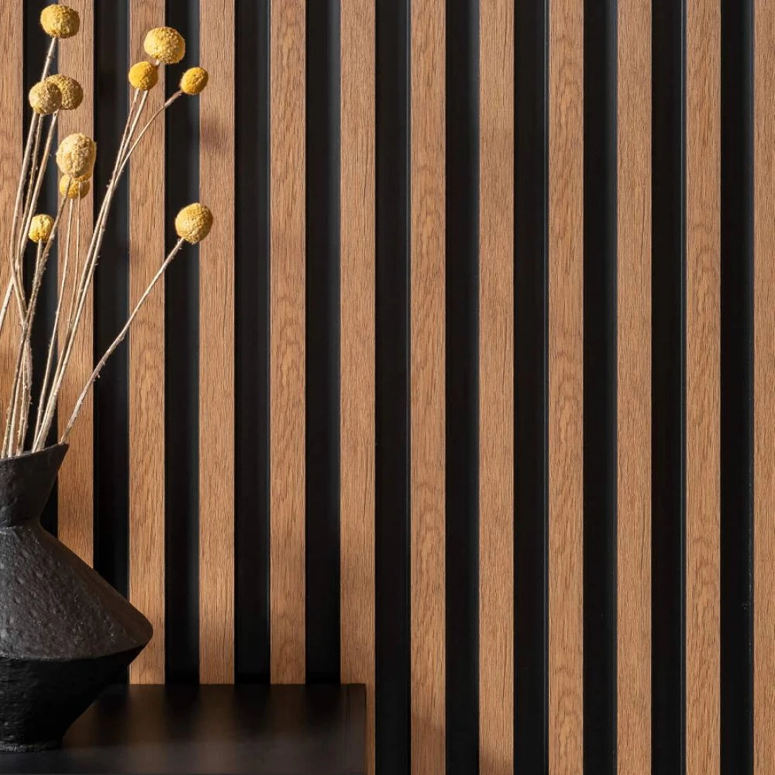 Panou decorativ riflaj polimer dur Lamelli Largo Classic Oak