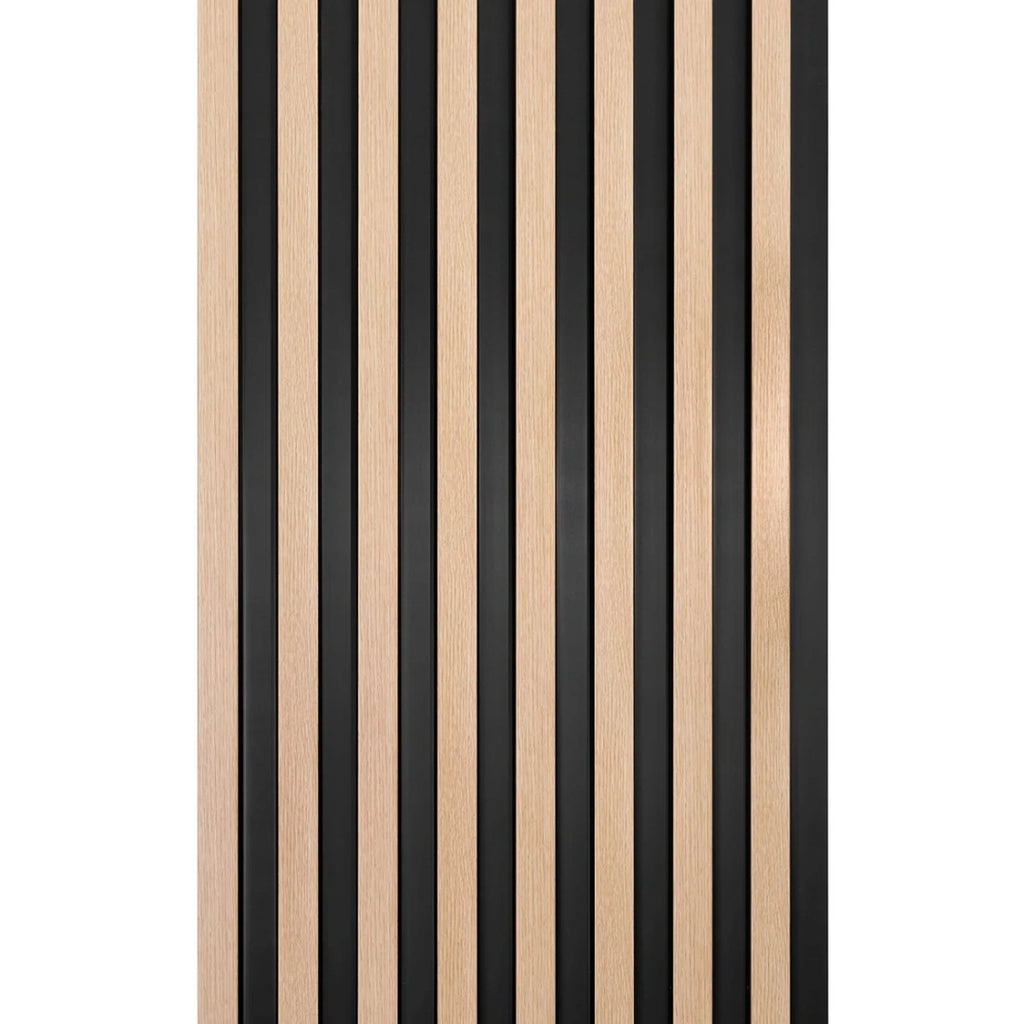 Panou decorativ riflaj polimer dur Lamelli Largo Light Oak
