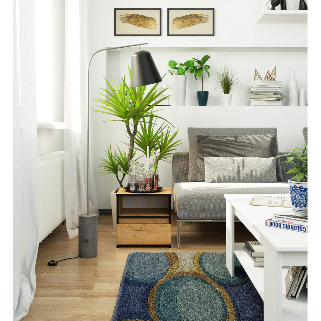 Noptiera stejar craft cu sertar CL1