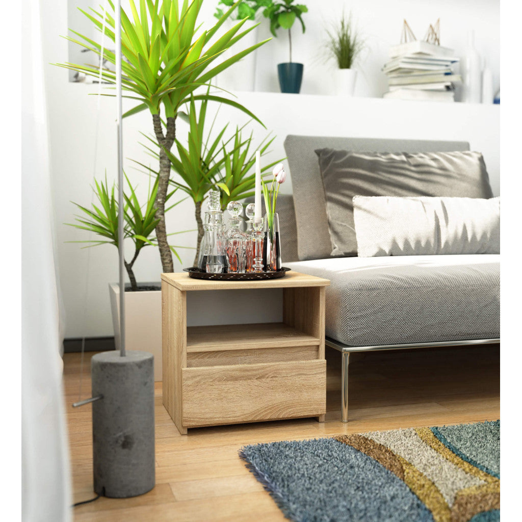 Noptiera stejar sonoma cu sertar CL1