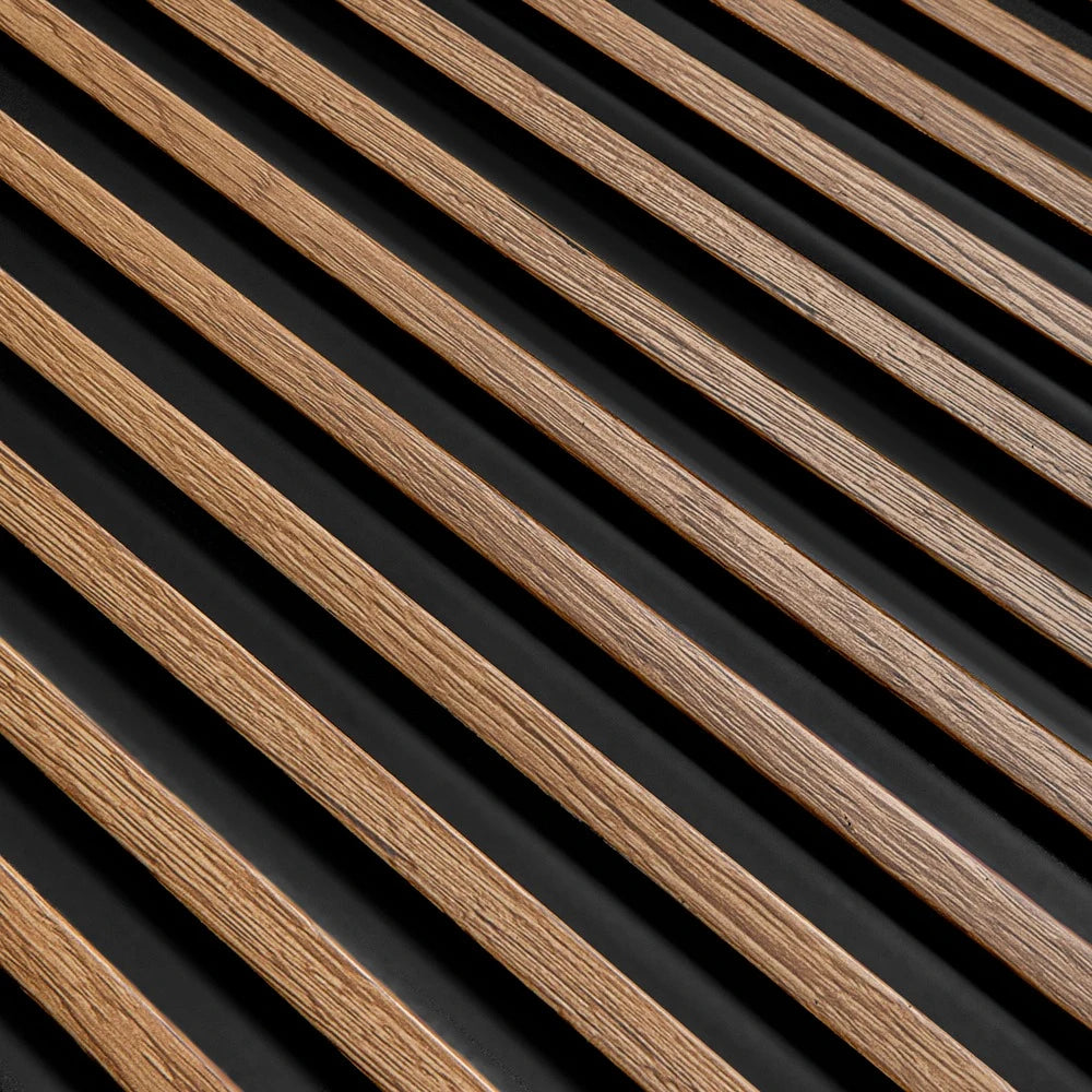 Panou decorativ riflaj polimer dur Lamelli Stretto Classic Oak